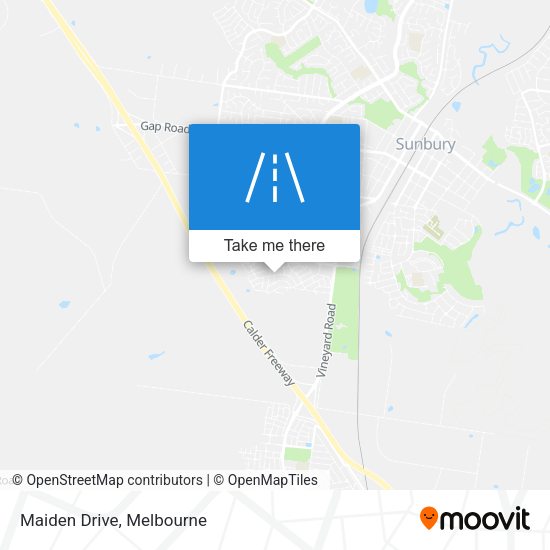 Maiden Drive map