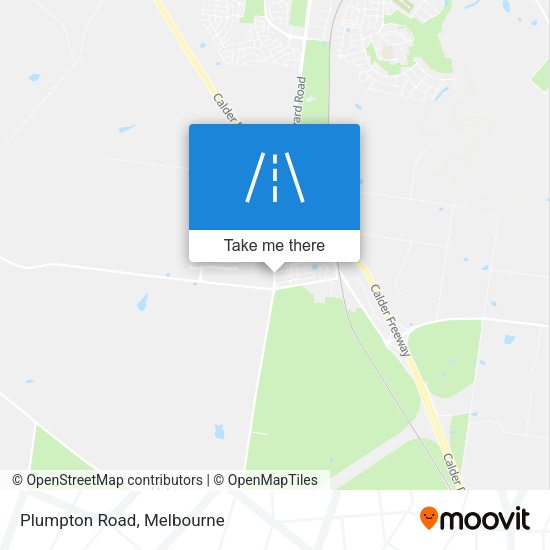 Plumpton Road map