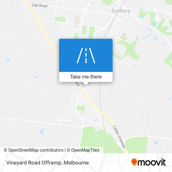 Vineyard Road Offramp map