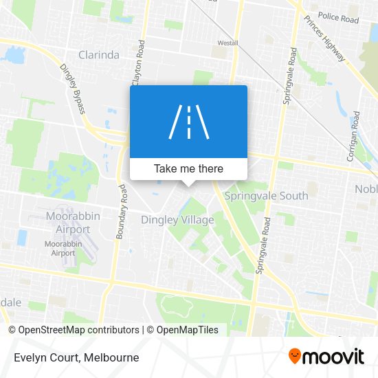 Evelyn Court map