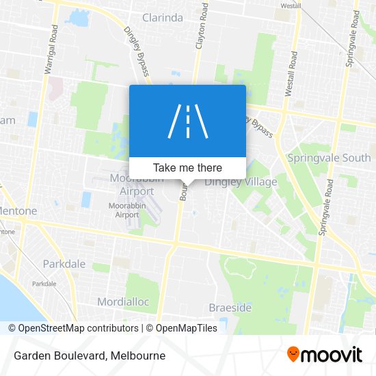 Garden Boulevard map