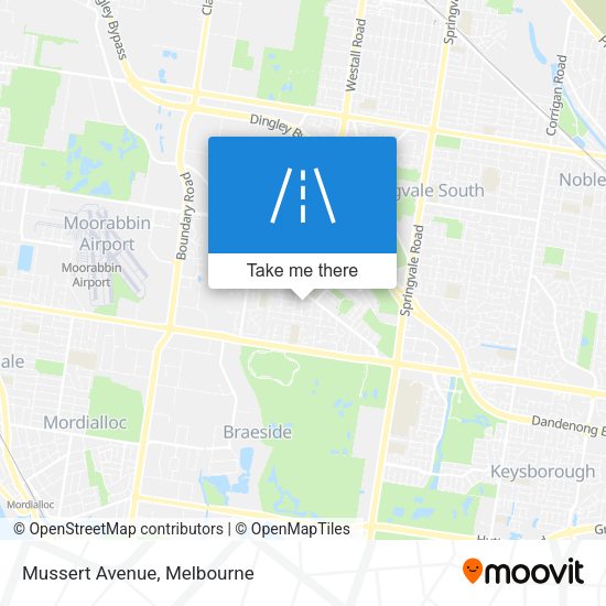 Mussert Avenue map
