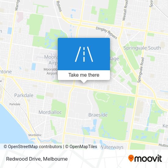 Redwood Drive map