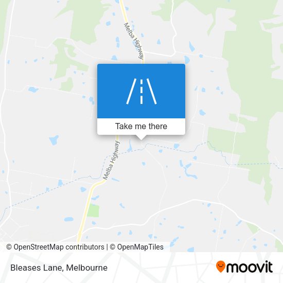 Bleases Lane map