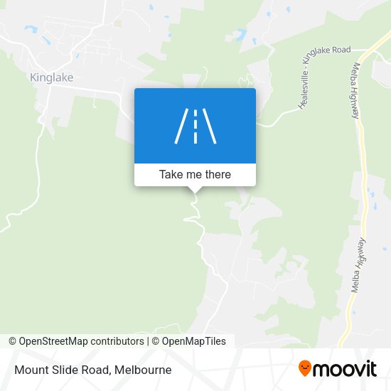 Mount Slide Road map