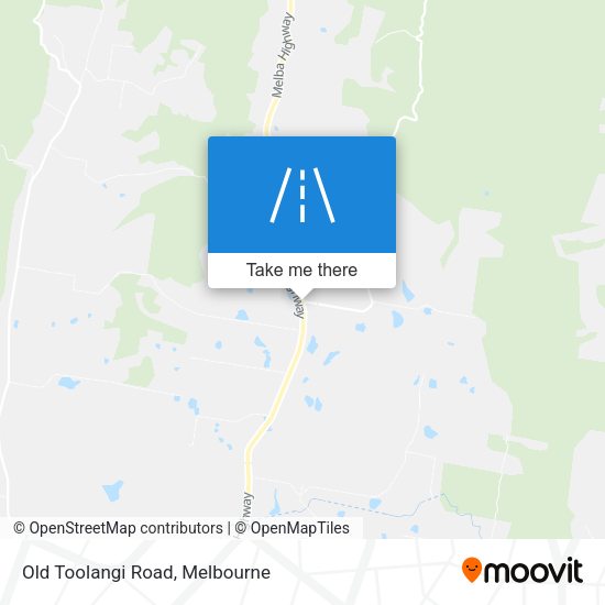 Old Toolangi Road map