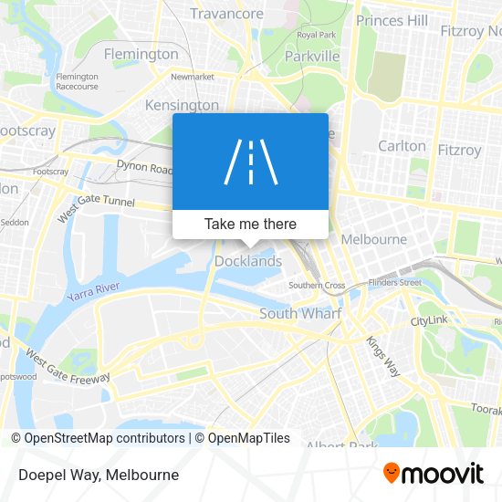 Doepel Way map
