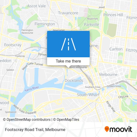Footscray Road Trail map