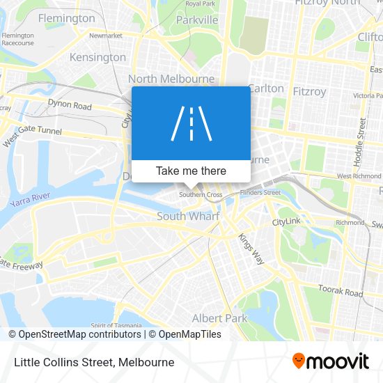 Little Collins Street map