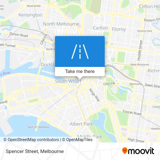 Spencer Street map