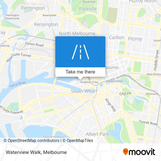 Waterview Walk map