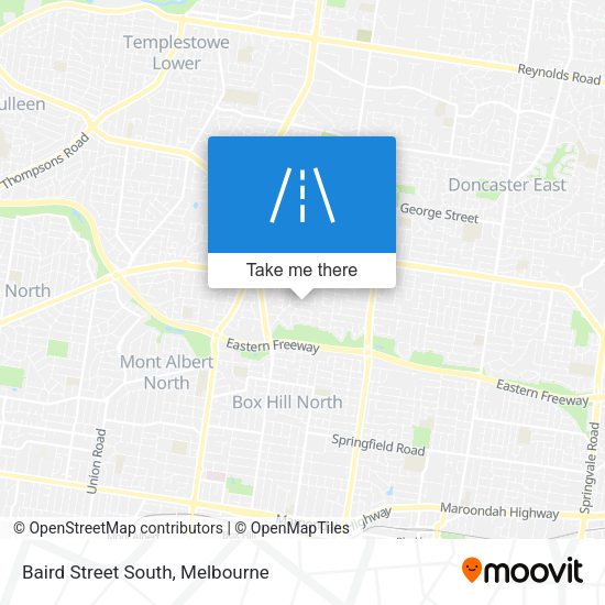 Baird Street South map