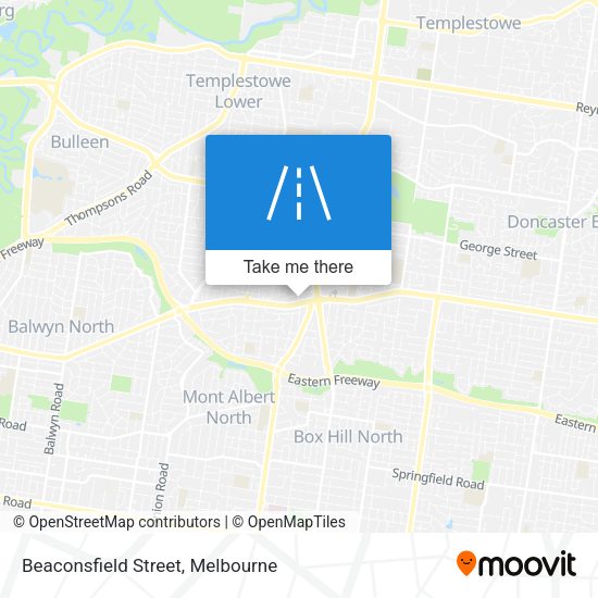 Beaconsfield Street map