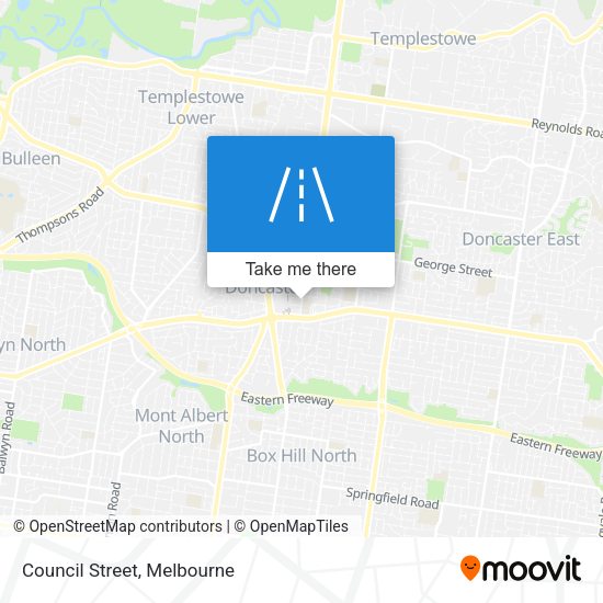 Council Street map