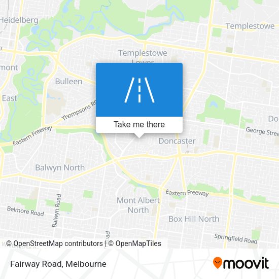 Fairway Road map
