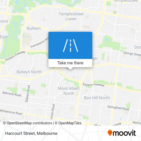Harcourt Street map