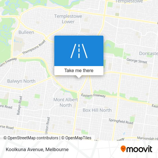 Koolkuna Avenue map