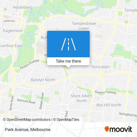 Park Avenue map