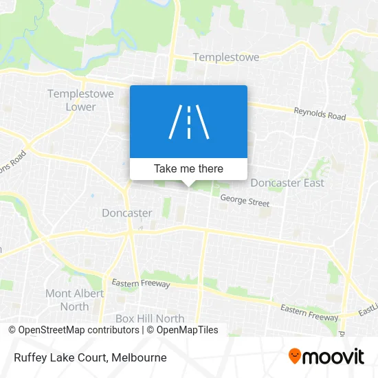 Mapa Ruffey Lake Court