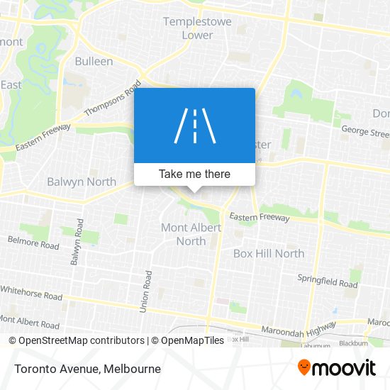 Toronto Avenue map