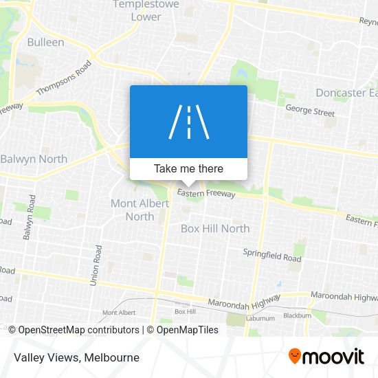 Valley Views map
