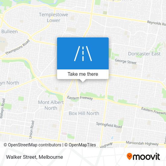 Walker Street map