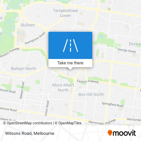 Wilsons Road map
