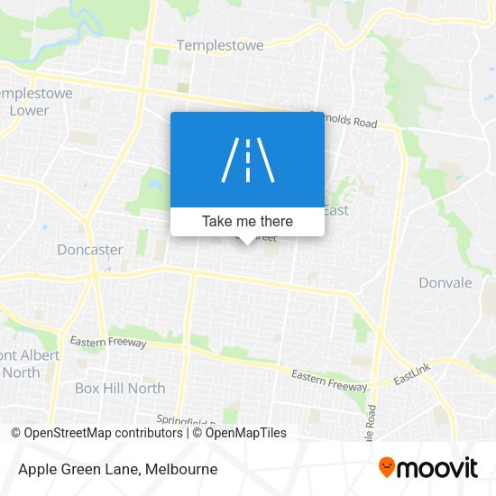 Apple Green Lane map
