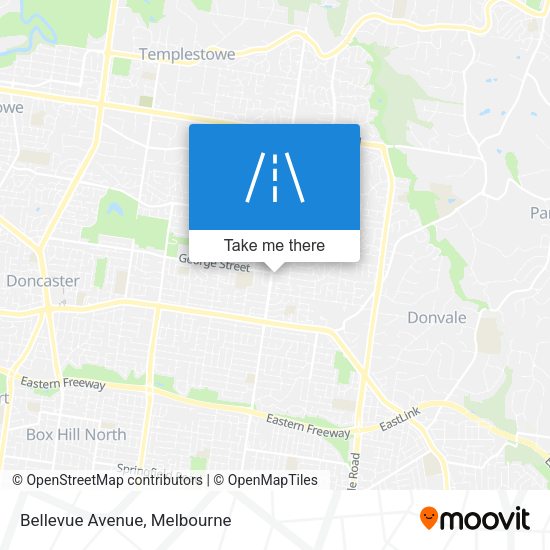 Bellevue Avenue map