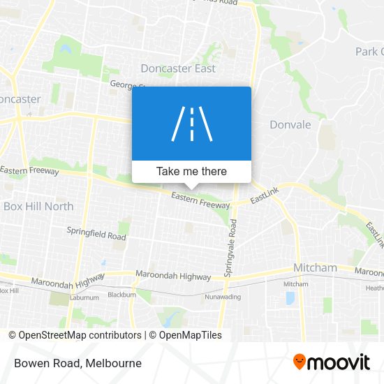 Bowen Road map