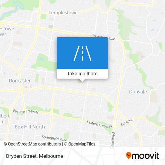 Dryden Street map