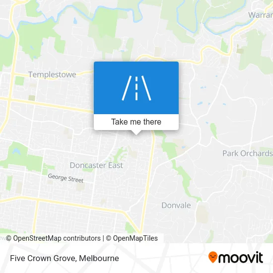 Five Crown Grove map