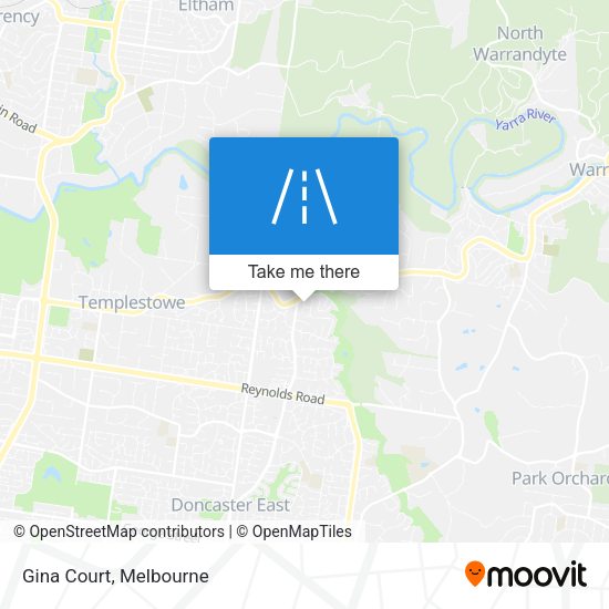 Gina Court map