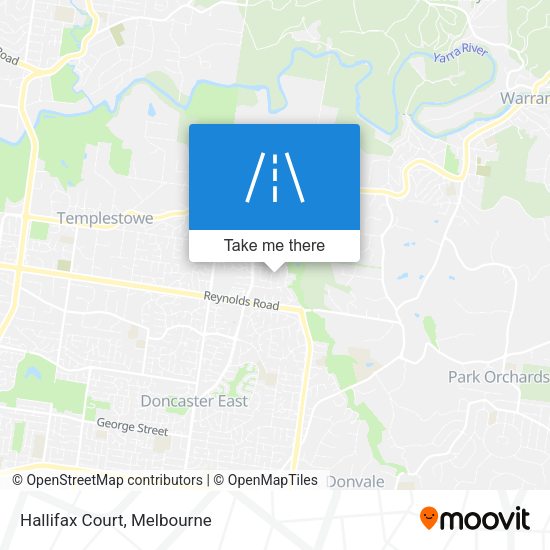 Hallifax Court map