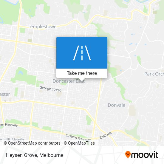 Heysen Grove map