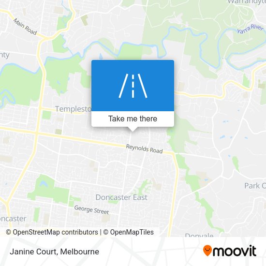 Janine Court map