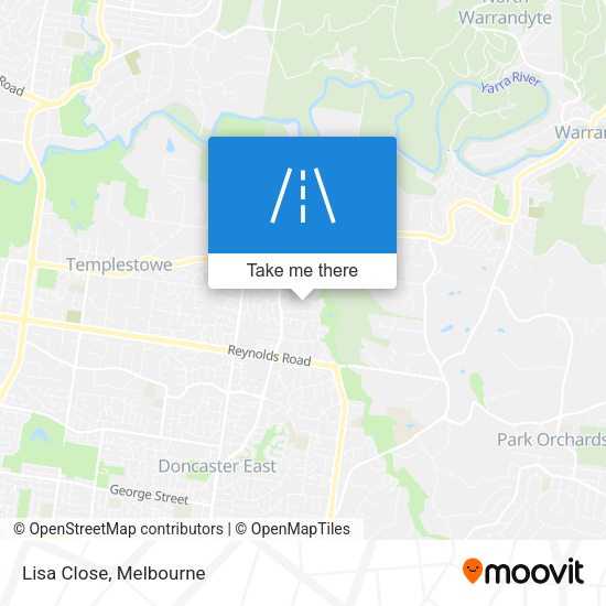 Lisa Close map
