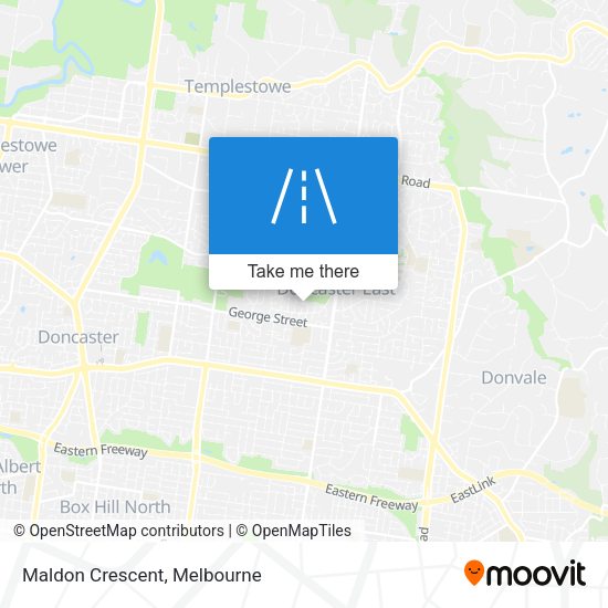 Maldon Crescent map