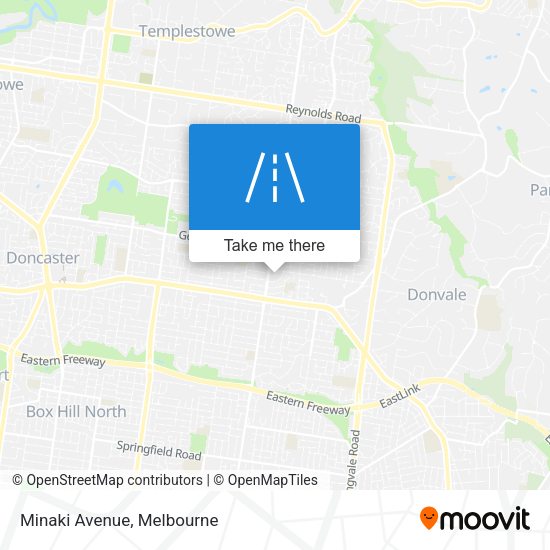 Minaki Avenue map