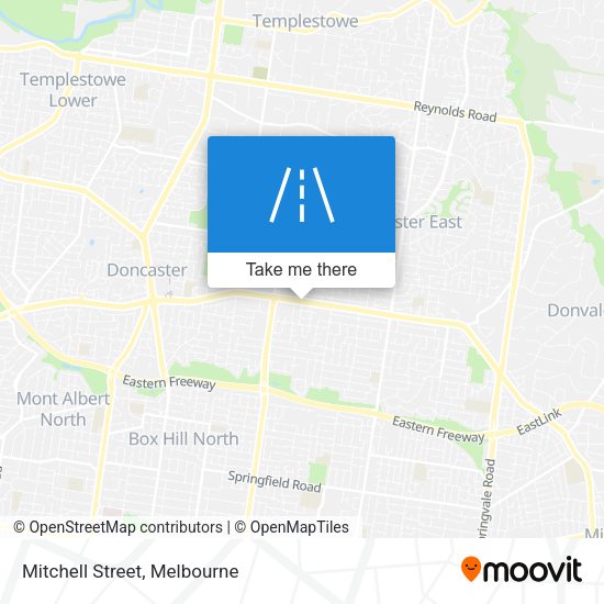 Mitchell Street map