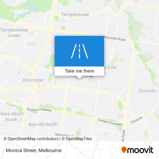 Monica Street map