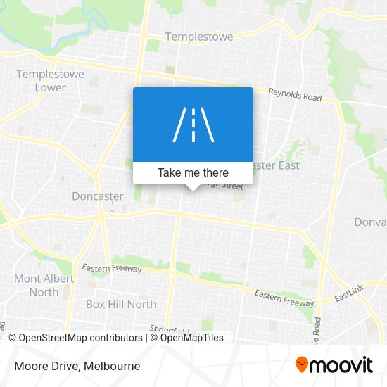 Moore Drive map