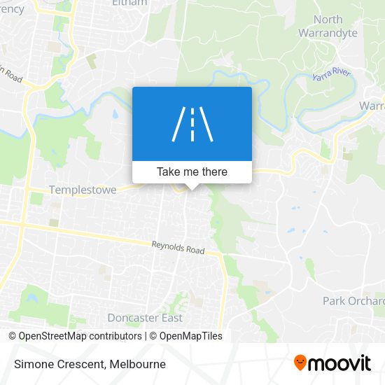 Simone Crescent map