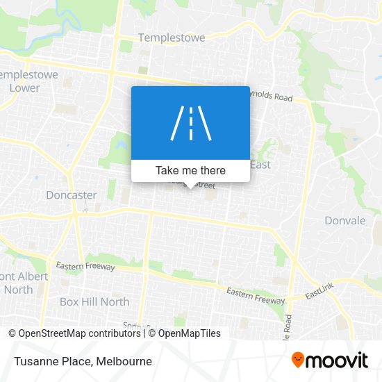 Tusanne Place map