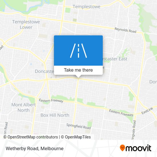 Wetherby Road map