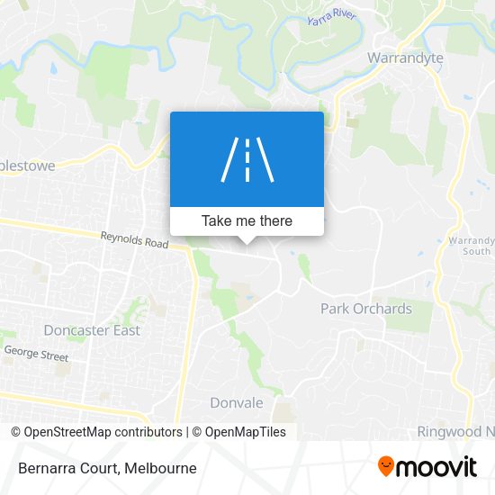 Bernarra Court map