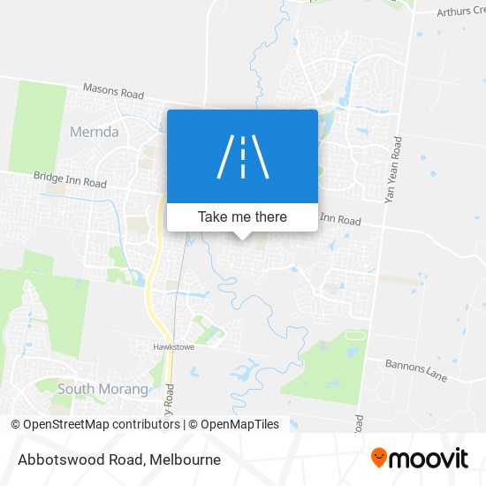 Mapa Abbotswood Road