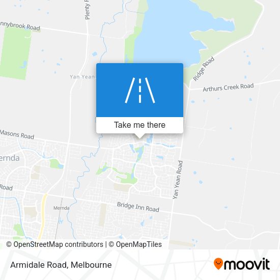 Armidale Road map