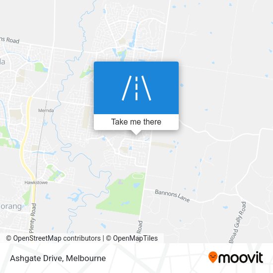 Ashgate Drive map