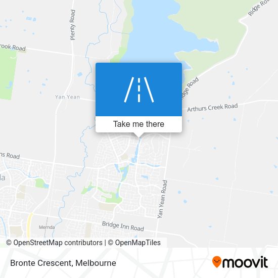 Bronte Crescent map